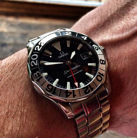 omega seamaster 300m gmt 50th anniversary review|omega seamaster gmt price.